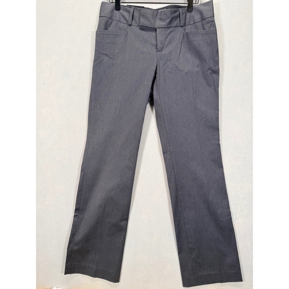 Banana Republic Pants - Banana Republic Ryan Fit Gray Straight Leg Dress 8 Short Preppy Classic Trousers